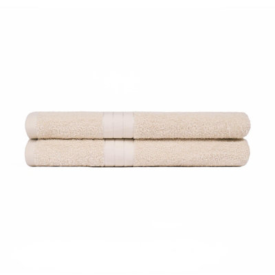 2 Pack 100% Cotton 500 GSM Luxury Bath Towels