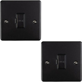 https://media.diy.com/is/image/KingfisherDigital/2-pack-13a-dp-unswitched-fuse-spur-matt-black-black-mains-isolation-wall-plate~5056524222553_01c_MP?wid=284&hei=284