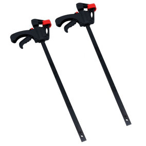 2 PACK 18in Quick Release Rapid Bar Clamp Holder Grip Spreader Speed Clamps