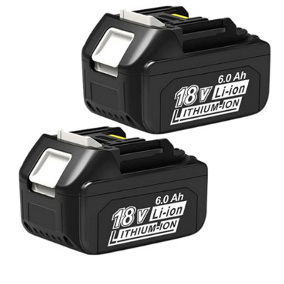 2 Packs 18v 5000mah Replacement Battery For Bl1860 18 Volts