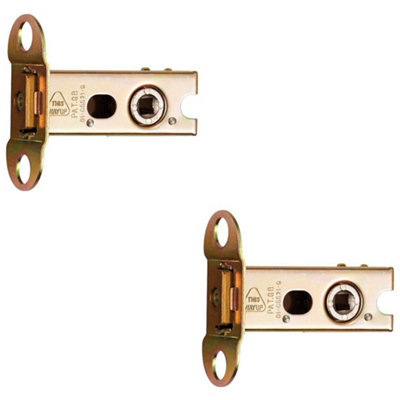 2 PACK - 3 Inch Tubular Deadbolt - BODY ONLY - Bathroom Turn & Release Lock