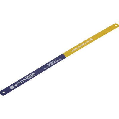 2 Pack 300mm Flexible Bi-Metal HSS Hacksaw Blades for Precision Cutting