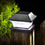 2 Pack 3L Solar Garden Fence Post Light