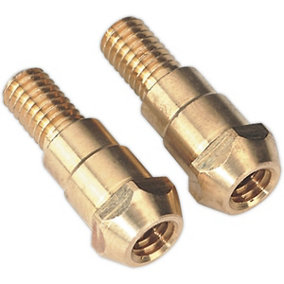 2 PACK 6mm Tip Adaptor - Compatible with TB36 Torches - MIG Welding Adaptor