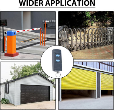 3 Pezzi Telecomando Cancello, 433,92 MHz Telecomando Porta del Garage,Telecomando Compatibile