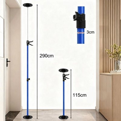 2 Pack ADJUSTABLE DRYWALL PLASTERBOARD BUILDER CEILING SUPPORT PROPS ...