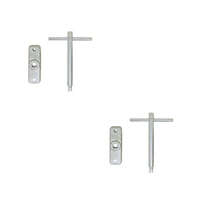 2 PACK Affordable Rim Budget Lock and Key Set for Enhanced Security - Lock and Key