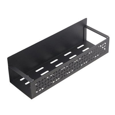 2 Pack Black Magnetic Storage Rack for Refrigerator with Paper Towel Holder