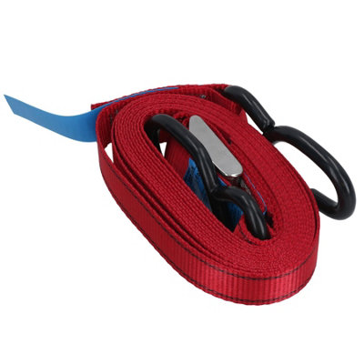 2 Pack Cam Buckle Strap Stainless Steel 3.7m Tie Straps S Hooks