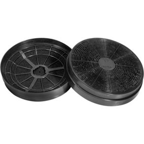 2 PACK Carbon Air Filters For Kitchen Cooker Hood Extractor Fan - 175mm x 35mm