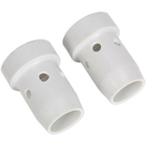 2 PACK Ceramic Diffusers - Suitable for MB36 Torches - MIG Welding Diffuser