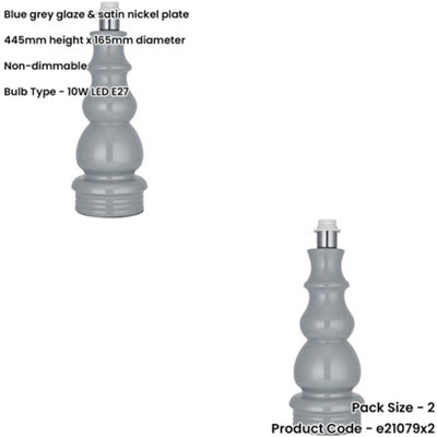 62cm Garrafa Lamp Base with Multi Flex
