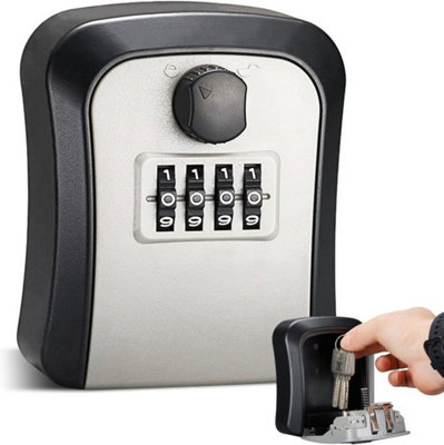 2 Pack Coded Key Lock Box Key Safe with Code Waterproof and Rustproof ...