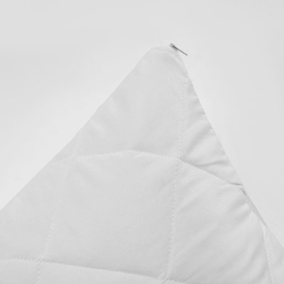 2 Pack Cosy Quilted Pillow Protector Topper Pillowcases Cover Bed