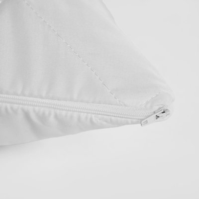 2 Pack Cosy Quilted Pillow Protector Topper Pillowcases Cover Bed - 3