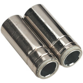 2 PACK Cylindrical Nozzle - Suitable for MB25 & MB36 Torches - MIG Welding