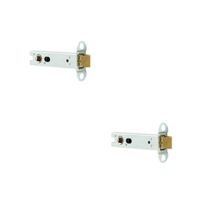 2 PACK Durable 102mm Heavy Duty Tubular Latches for Reliable Security