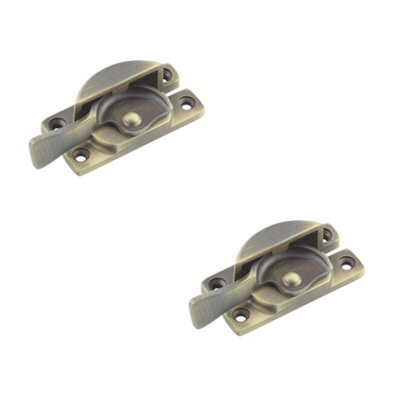 2 PACK Durable Antique Brass Fasteners for Vintage Windows - Window ...