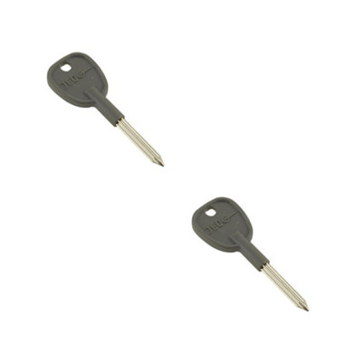 2 PACK Durable Nickel Plated Mortice Rackbolt Keys 35mm for Enhanced Security - Security Bolt
