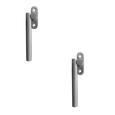 2 PACK Durable Satin Stainless Steel Locking Espagnolette Window Fasteners 120mm