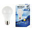 2 Pack E27 White Thermal Plastic GLS LED 10W Warm White 3000K 800lm Light Bulb