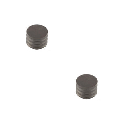 2 PACK Elegant 30mm Dark Bronze Cupboard Knob for Stylish Interiors - Kitchen Cabinet Knob