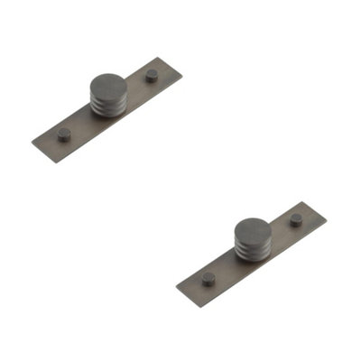 2 PACK Elegant 30mm Dark Bronze Cupboard Knob for Stylish Interiors Kitchen Cabinet Knob