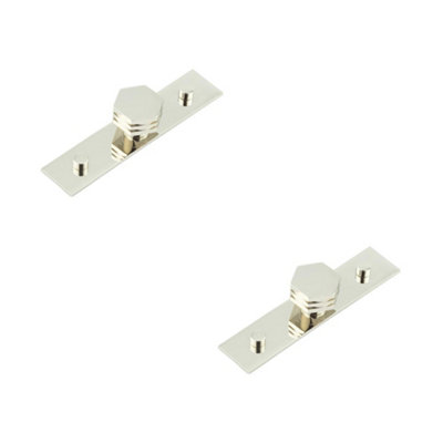 2 PACK Elegant 30mm Polished Nickel Cupboard Knob for Modern Interiors - Kitchen Cabinet Knob