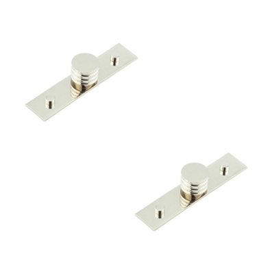 2 PACK Elegant 30mm Polished Nickel Cupboard Knob for Stylish Interiors Kitchen Cabinet Knob