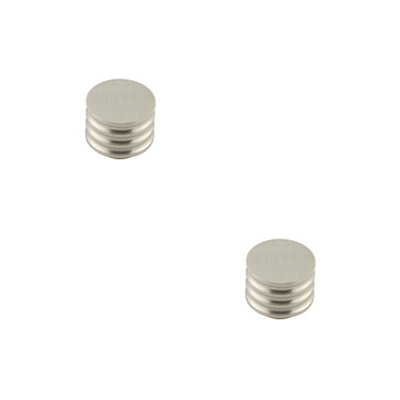 2 PACK Elegant 30mm Satin Nickel Cupboard Knob for Modern Interiors - Kitchen Cabinet Knob