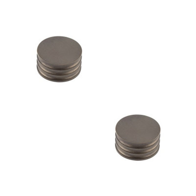 2 PACK Elegant 40mm Dark Bronze Cupboard Knob for Modern Spaces - Kitchen Cabinet Knob