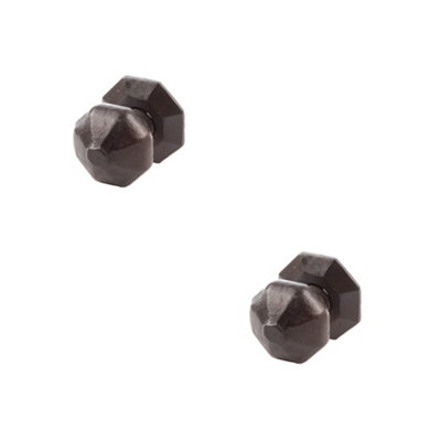 2 PACK Elegant 73mm Beeswax Centre Door Knob for Timeless Style - External Front Door Knob