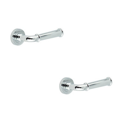 2 PACK Elegant Classic Polished Chrome Door Handle for Timeless Interiors - Interior Handle