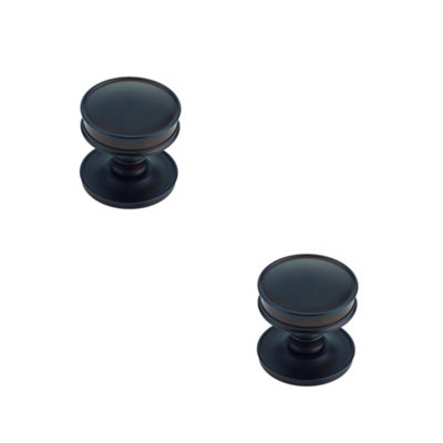 2 PACK Elegant Dark Bronze Cupboard Knob for Home Renovation - Kitchen Cabinet Knob