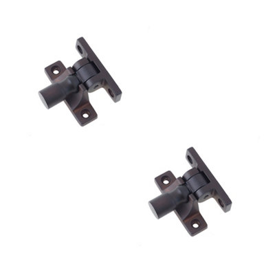 2 PACK Elegant Dark Bronze Fasteners Pattern 1 for Home Décor - Window Fastener