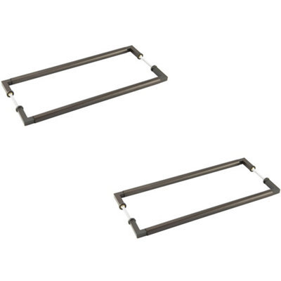 2 PACK Elegant Dark Bronze Pull Handle 425mm for Cabinets - Door Handle