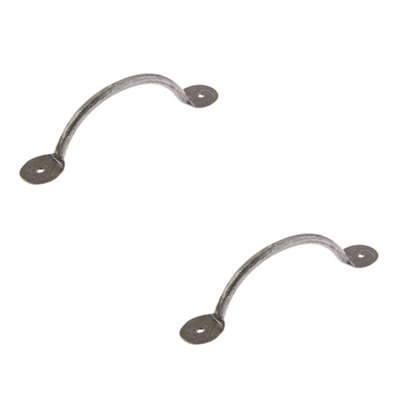 2 PACK Elegant Pewter Bow Cabinet Handle 127x35mm - Kitchen Drawer Pull Handle