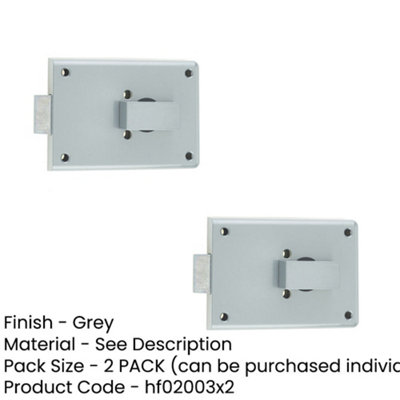 2 PACK FB Reversible Slamlock: Ultimate Security Solution for Your Property