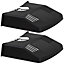 2 Pack Grid Cover Outdoor Drain Tidy Shield Guard Gutter