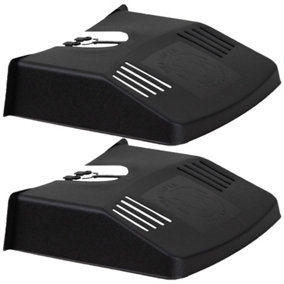 2 Pack Grid Cover Outdoor Drain Tidy Shield Guard Gutter