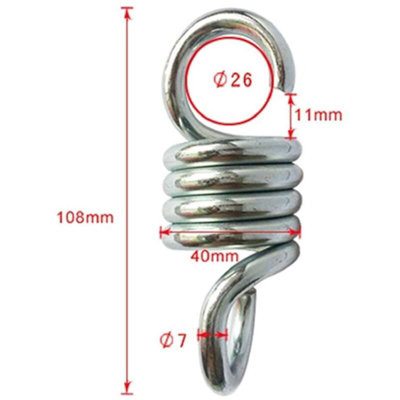 2 Pack Hanging Hooks 700 Pound Weight Hammock Spring Supported Chair ...