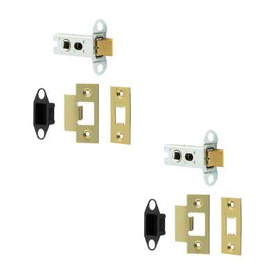 2 PACK Heavy Duty 64mm Tubular Latches for Secure Doors