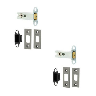 2 PACK Heavy Duty 76mm Tubular Deadbolts for Ultimate Security - Door Bolt
