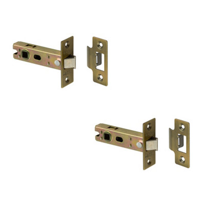 2 PACK High-Quality 75mm AB Tubular Latch for Secure Closures