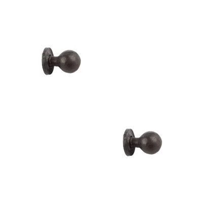 2 PACK High-Quality Round Beeswax Cupboard Knob 27x39mm - Kitchen Cabinet Knob