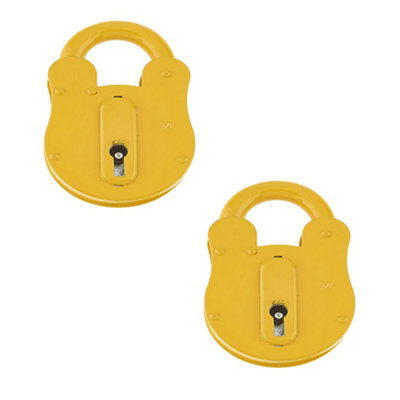 2 PACK High-Security FB Padlocks for Ultimate Protection - Fire Brigade