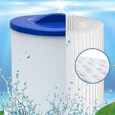 2 Cartucce Filtro Ricambio Per Spa E Hot Tub, Compatibili Con Unicel, Pleatco PWW50P3, Waterway 817-0050, Filettatura SAE