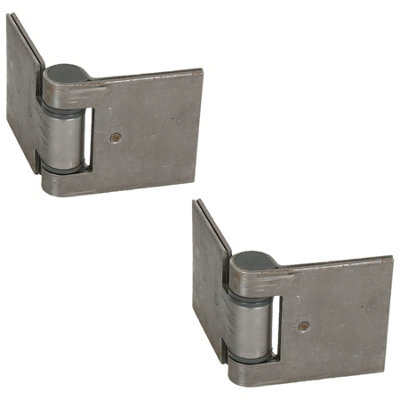 2 Pack Large Steel Butt Hinge Extra Heavy Duty Industrial Quality 76x157mm