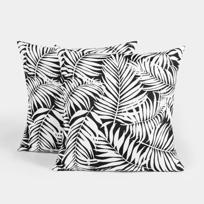 2 Pack Leaf Water Resistant Outdoor Cushion Covers Garden - 5