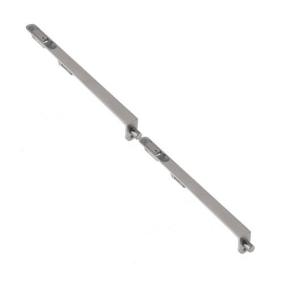 2 PACK Lever Action Radiused Flushbolts 305x20mm Satin Stainless Steel for Double Doors